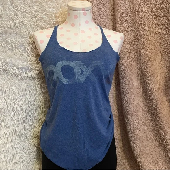 Roxy Racerback Blue Tank top - Picture 1 of 6